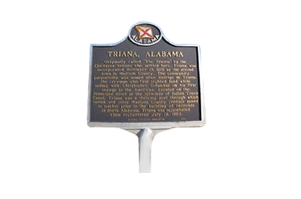 Triana Historic Marker